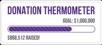 Event Fundraising Platform Donation Thermometer Preview