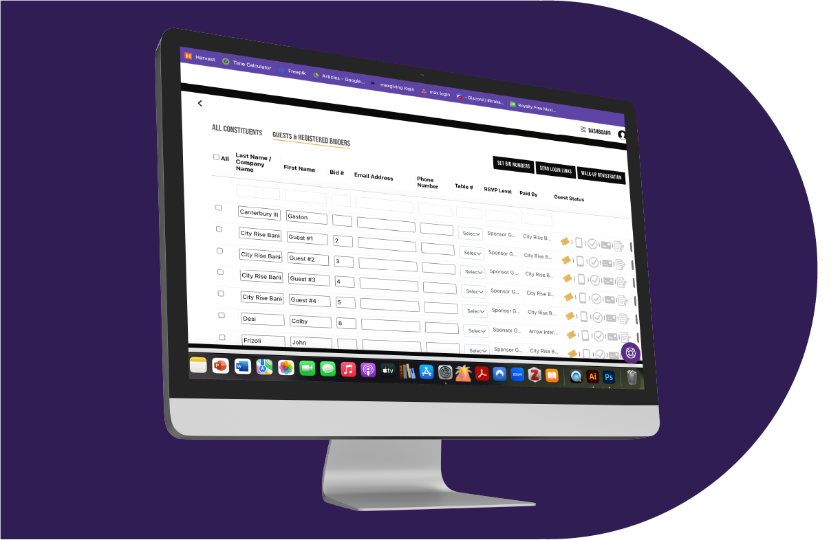 MaxGiving hybrid event fundraising platform